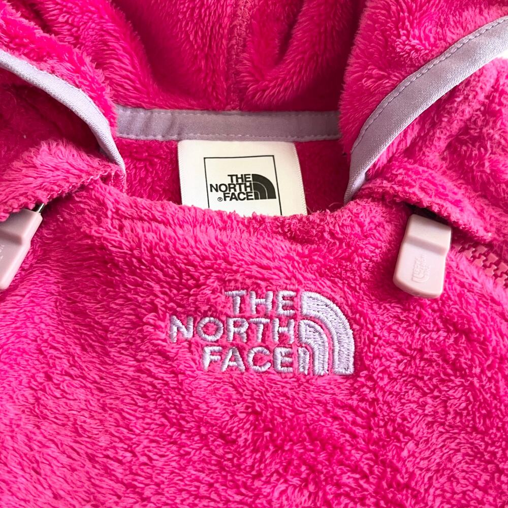 The North Face Infant Girls Pink Sherpa Fleece Bunting Snowsuit 3-6M - Picture 12 of 12